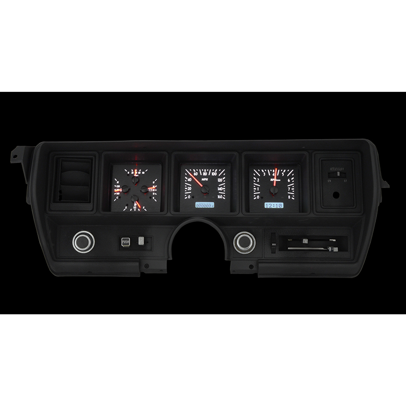 Dakota Digital 1970-72 Buick Skylark/GS VHX System, Black Alloy